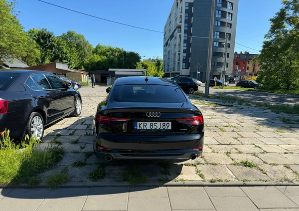 Audi A5 cena 160000 przebieg: 76450, rok produkcji 2019 z Kraków małe 121